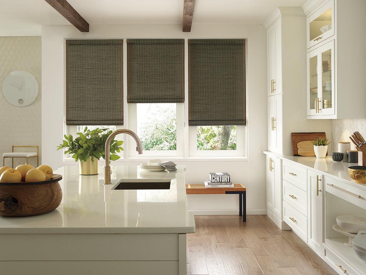 Woven Wood (or Natural)  Shades