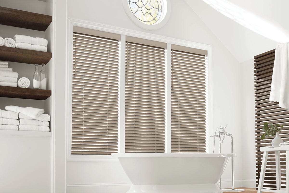 Faux Wood Horizontal Blinds & Horizontals