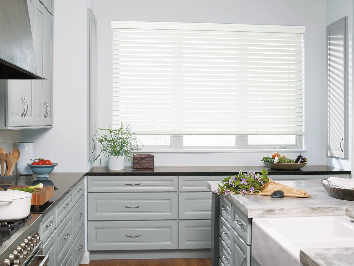 Faux Wood Horizontal Blinds & Horizontals